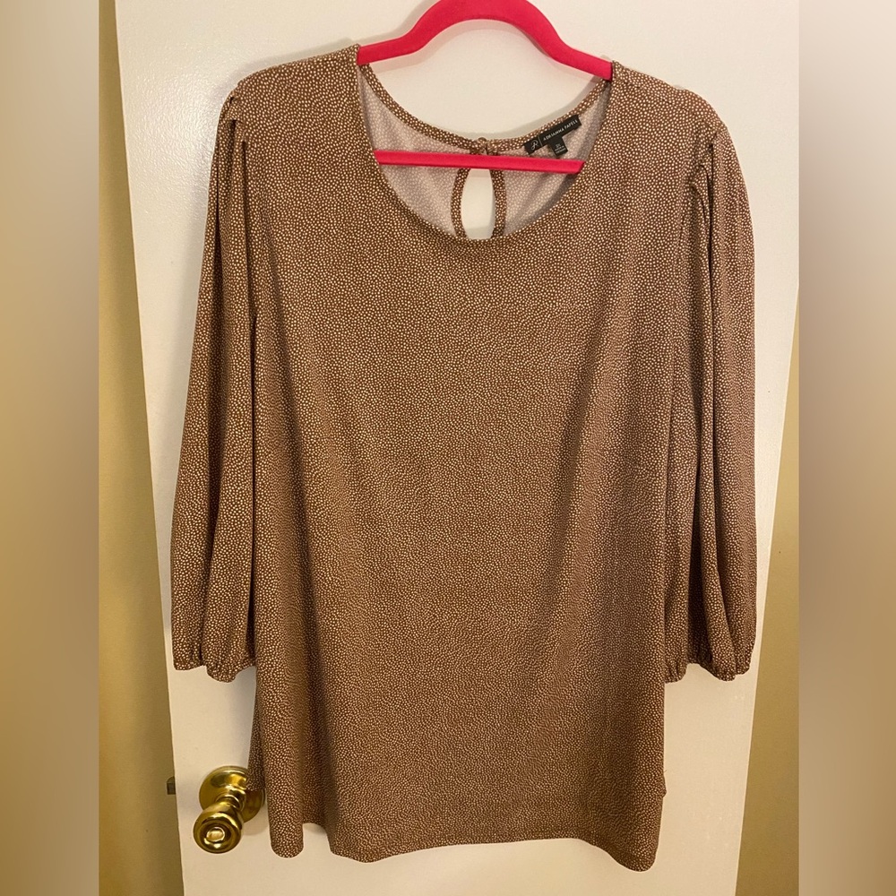 Adrianna Papell 3/4 Length Sleeve Blouse 2X